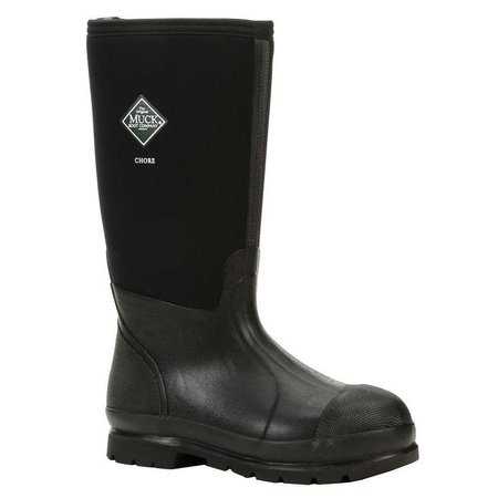 MUCK BOOT CO CHORE Series Boots, 10, Black, Rubber Upper CHH-000A-BL-100